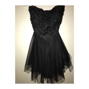 Strapless Black Dress